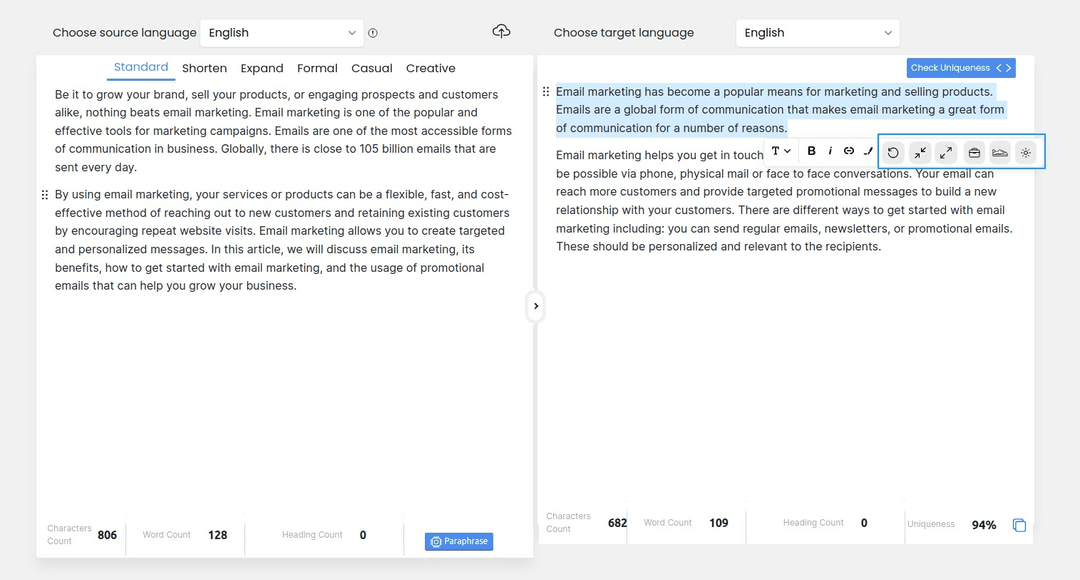 Inline Rewriting Tools