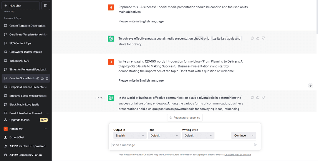 AISEO ChatGPT Prompt Generator