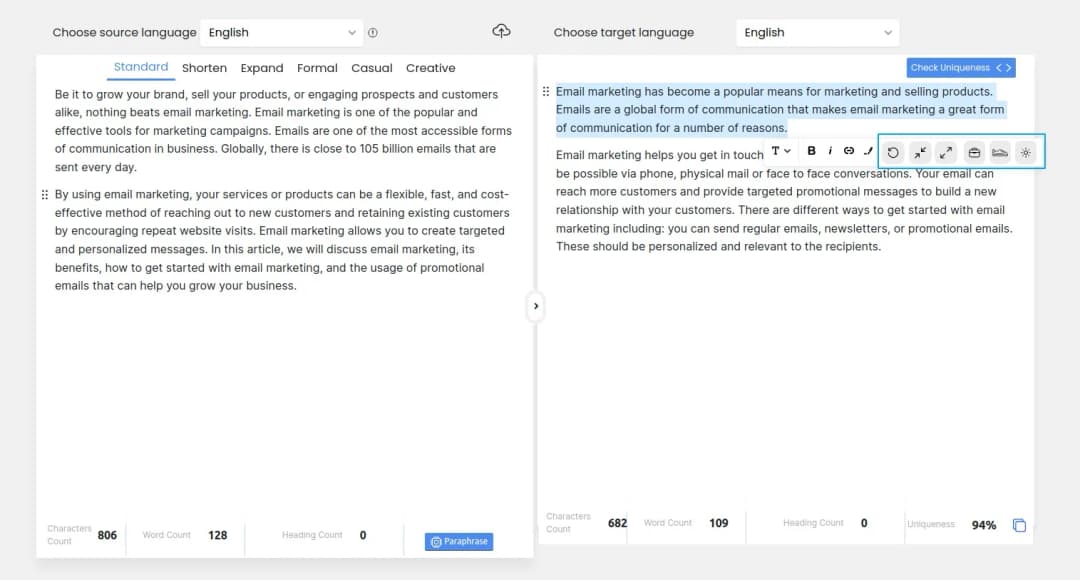 Inline Rewriting Tools