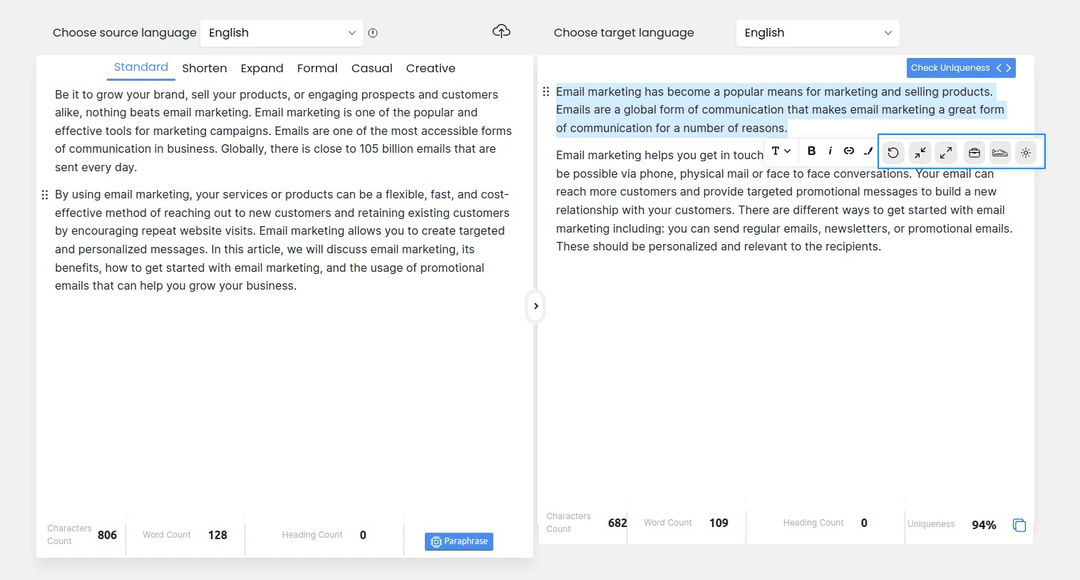 Inline Rewriting Tools