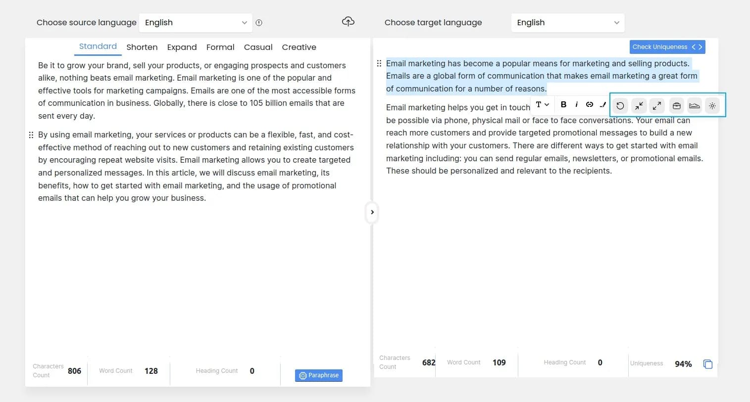 Inline Rewriting Tools