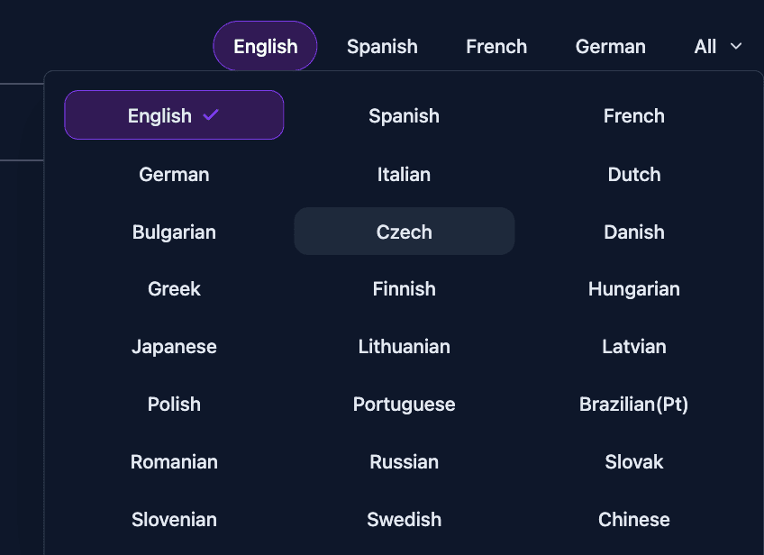 Multilingual Humanization