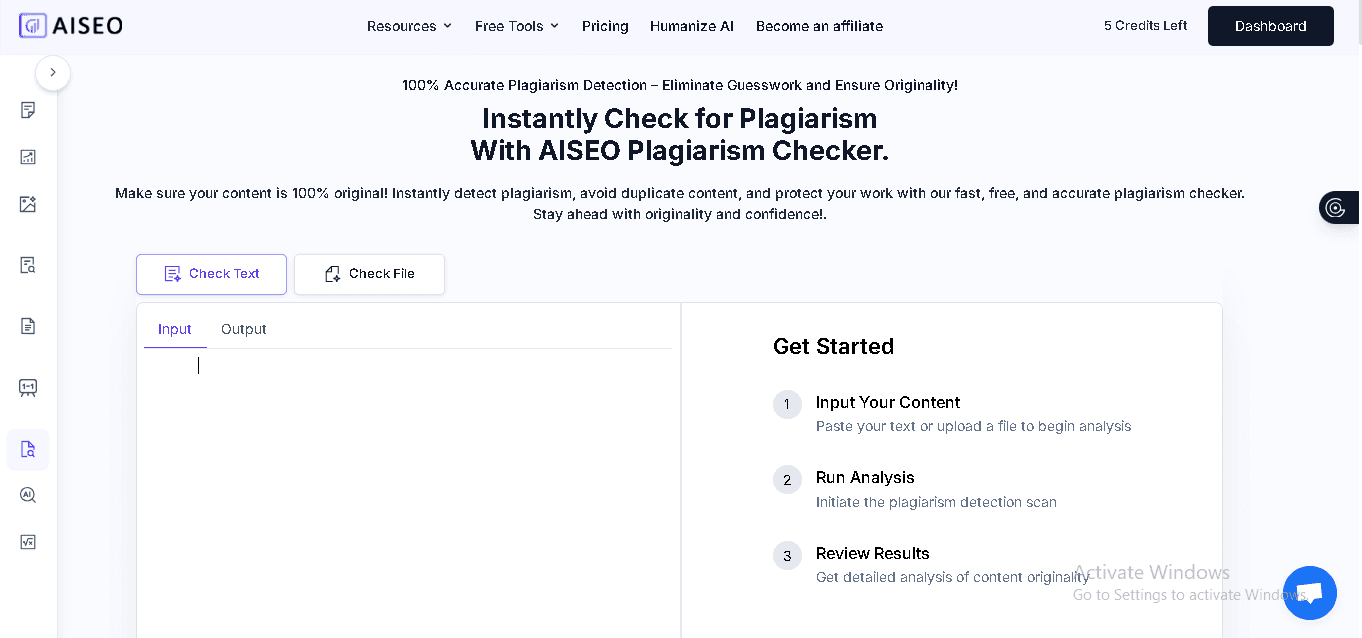 Plagiarism Detection & Fixing