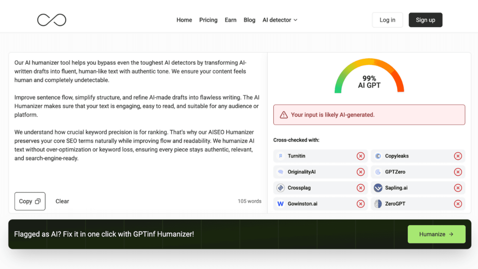 GPTinf's Dashboard