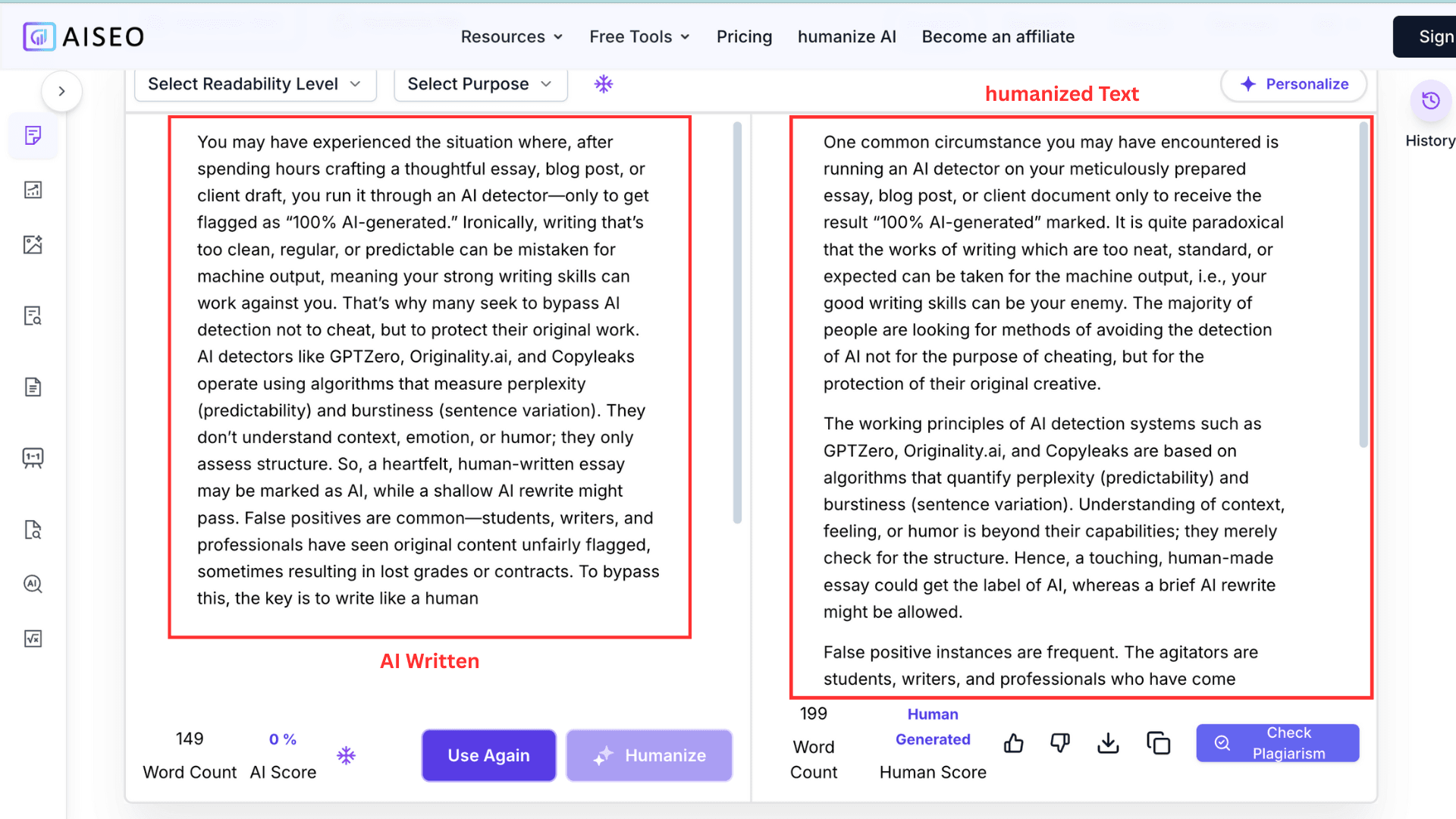 AI detection tools