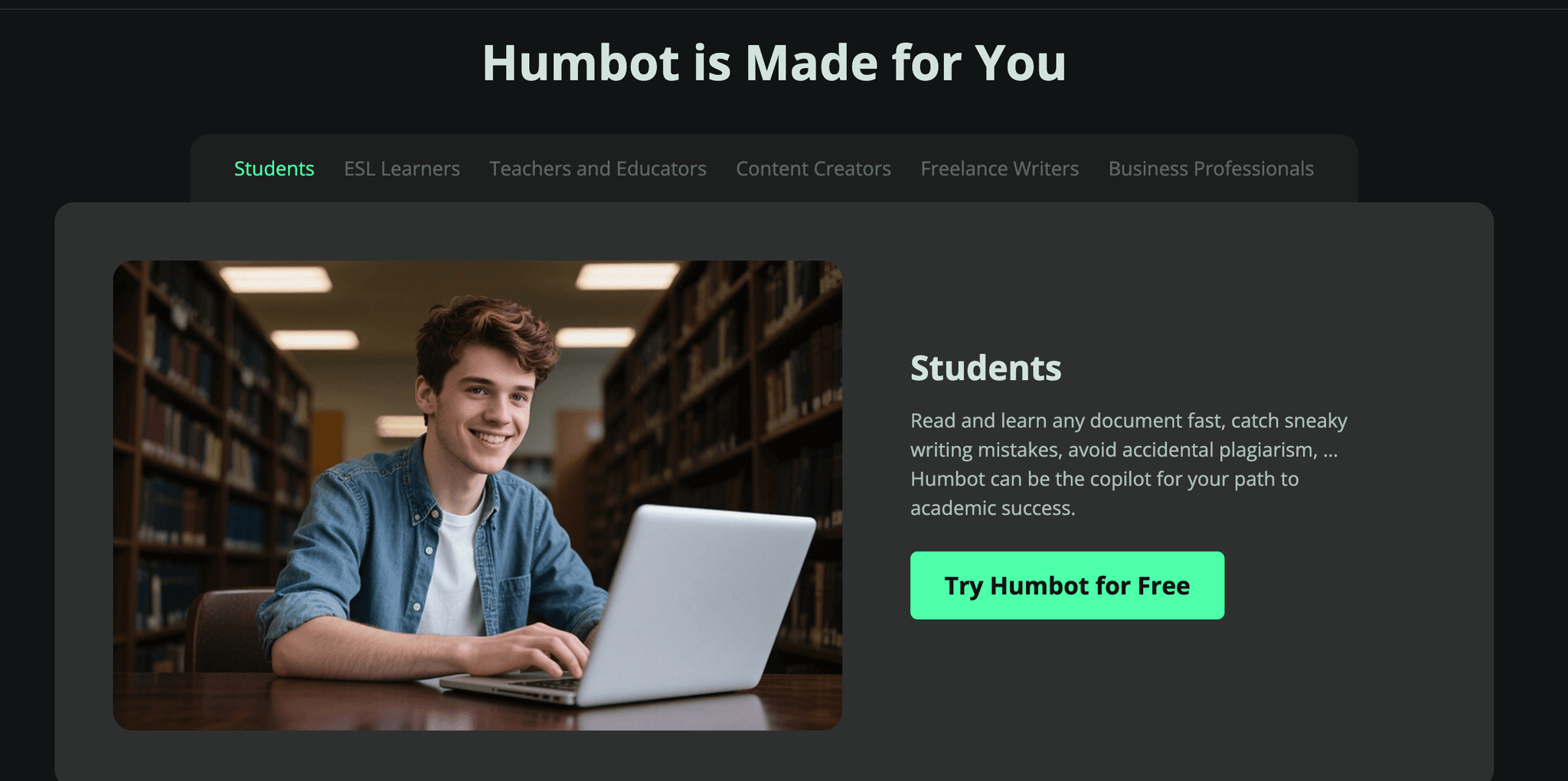 Humbot is made for you