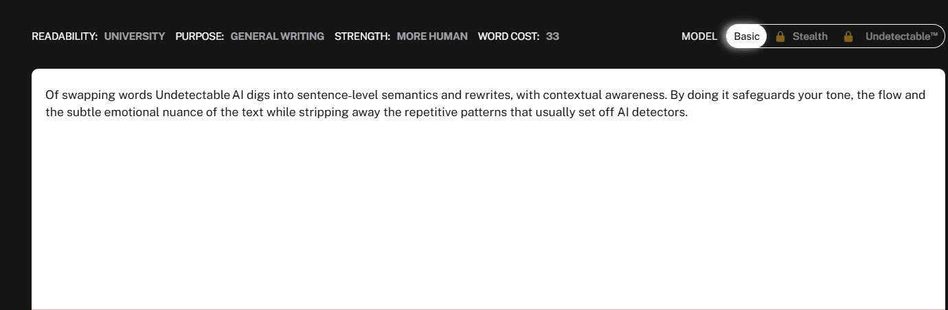 Advanced Humanization Engine