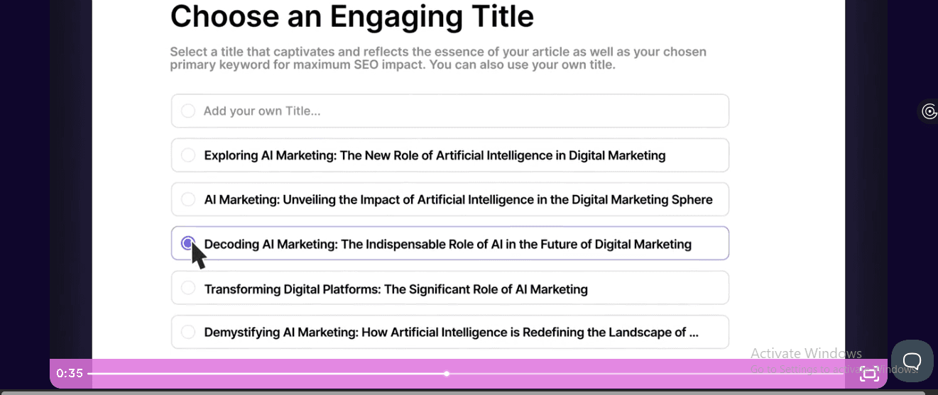 Content Engine & AI Writing Tools