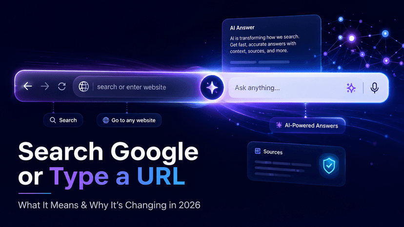 "Search Google or Type a URL": What It Means & Why It's Changing in 2026