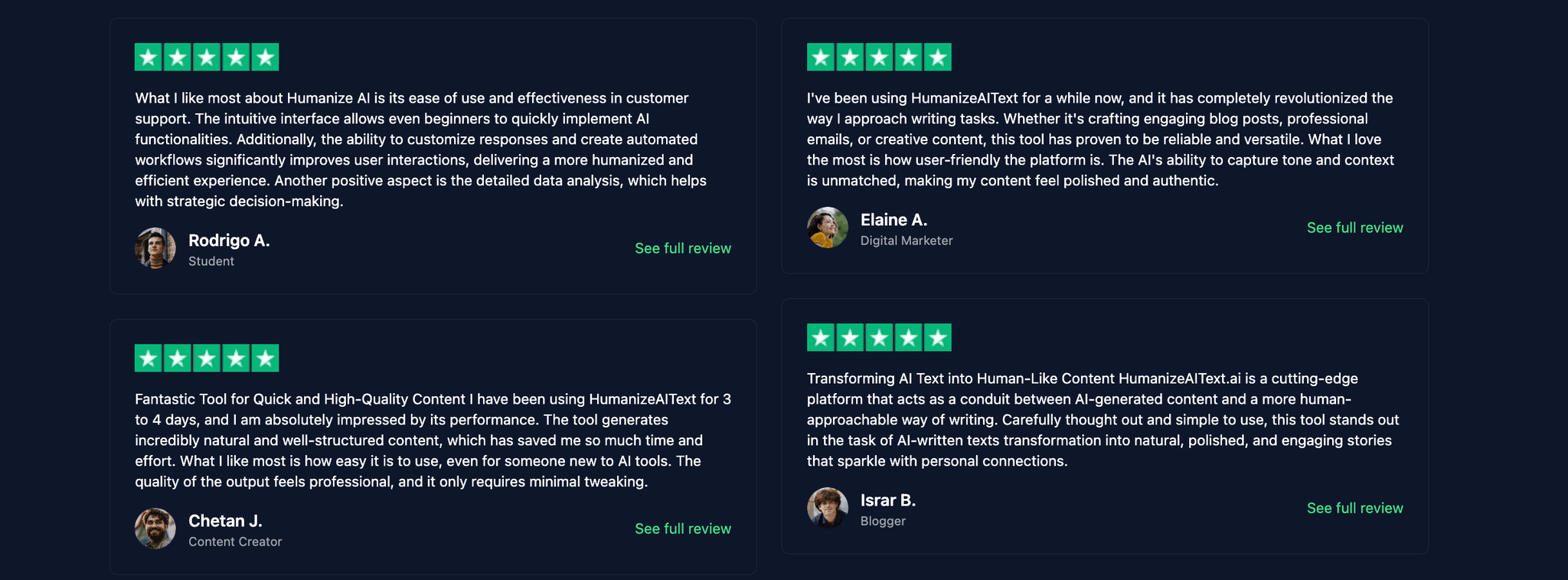 Who Should Choose Humanize AI Text?