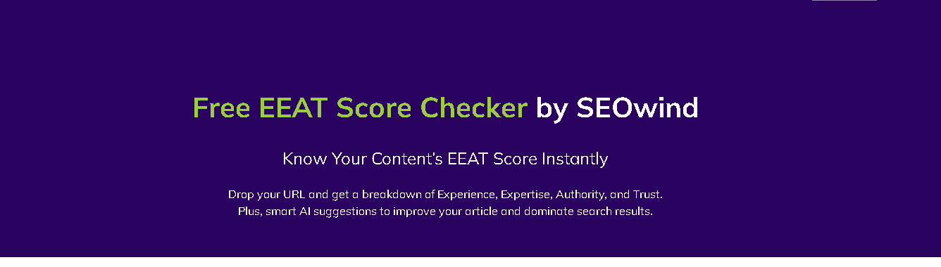 EEAT & Quality Scoring