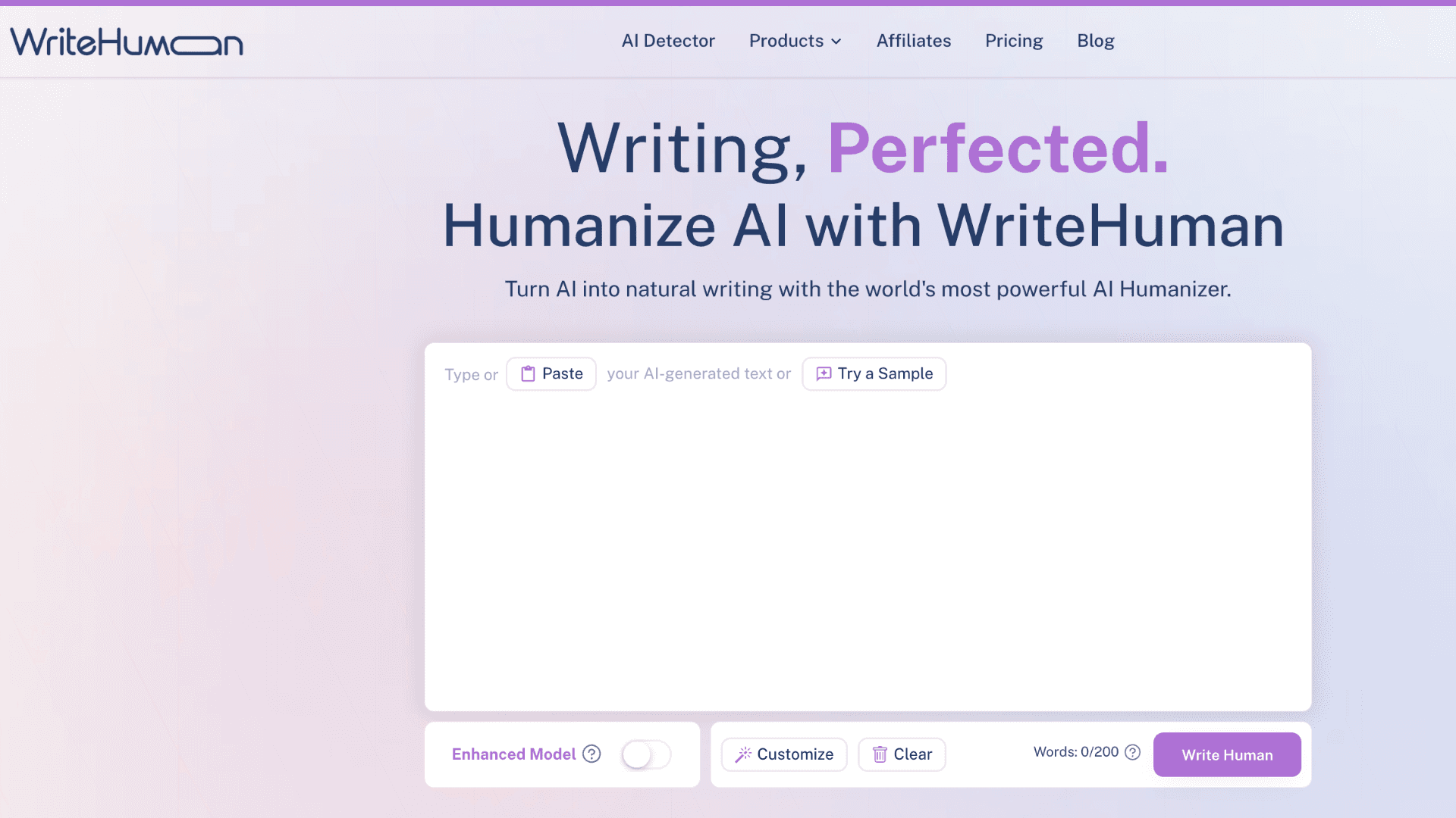 WRITEHUMAN TOOL