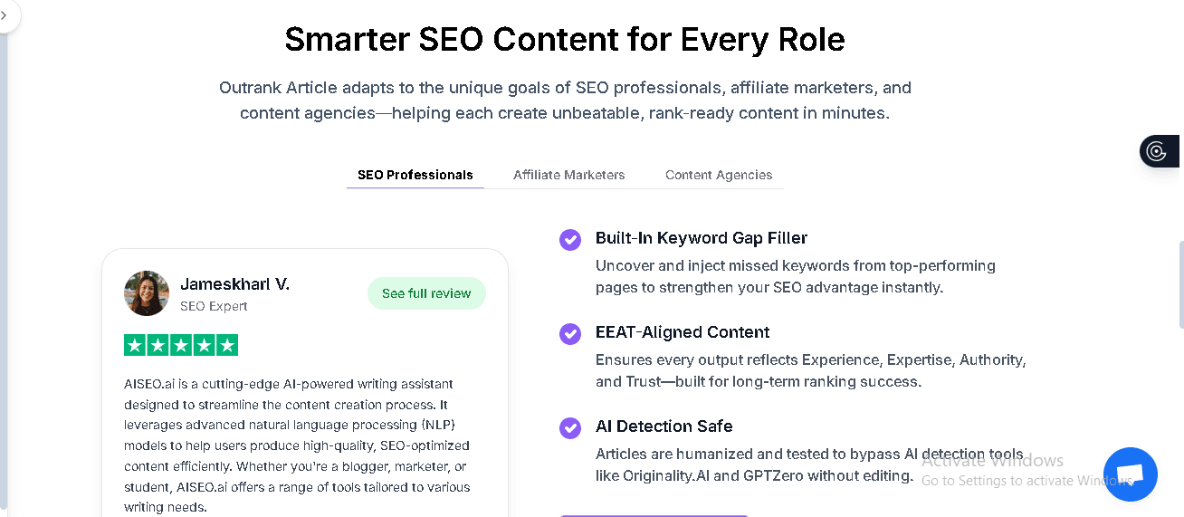 AISEO – Best Overall AI SEO Tool